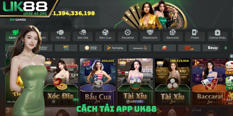 Cách tải app UK88